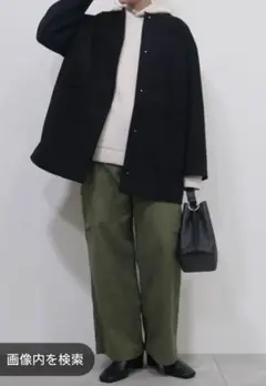 綿スラブカーゴパンツ