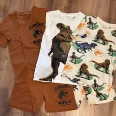 H&M ジュラシック・ワールド Tシャツ&ショートパンツセット