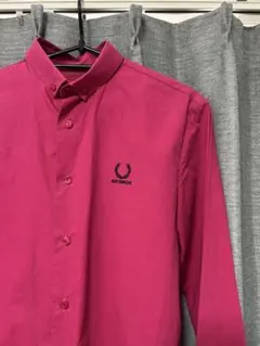 RAF SIMONS Fred Perry 長袖シャツ ピンクのサムネイル
