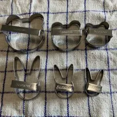 クッキー型 クマとウサギ 3サイズセット
