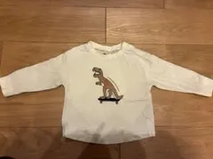 プティマイン　ティラノサウルス 長袖カットソー90