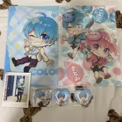 すとぷり ころんくん さところ クリアファイル 缶バッジ 実写ブロマイド