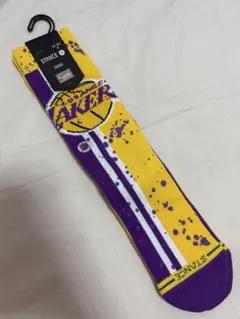 [新品]NBA LA ロサンゼルス•レイカーズ　STANCE クルーソックス　Lのサムネイル