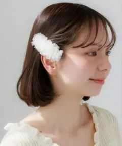 フラワー　flower　チュール　ヘアピン　 ヘアアクセサリー　バレッタのサムネイル