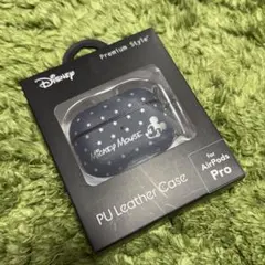 新品未開封 ミッキーマウス AirPods pro用 PUレザーケース