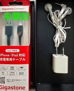 Gigastone iPhone/iPad充電ケーブル 他3点セット