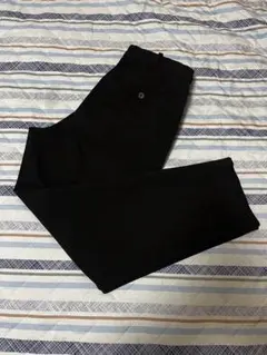 UNIQLO スマートアンクルパンツ２WAYストレッチウールライク　メンズＭ　黒