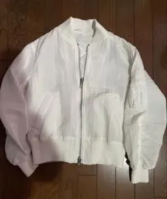 sacai luckホワイト ジップアップジャケットのサムネイル