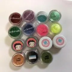 ネイルアートに♪ラメ15色セット