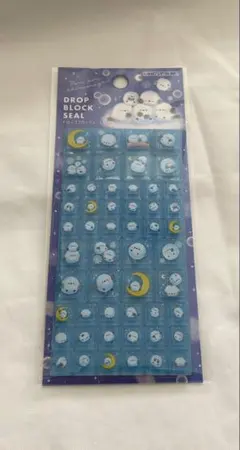 シマエナガ ドロップブロックシール タイルシール