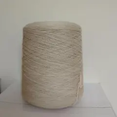 ベージュ ウール100 染色用にも!　2/6 990g