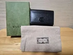 GUCCI コンパクトウォレット ブラック 三つ折り財布