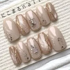 メルカリ便 ネイルチップ 現品 ニュアンス マグネット ネイル NO.351