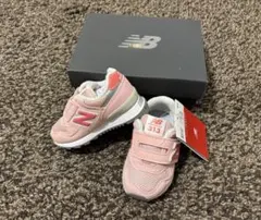 【新品】ニューバランスベビースニーカー313ピンク12cm