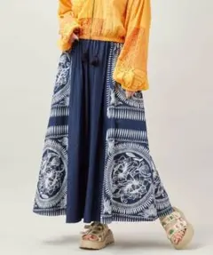 AminaCollection 【チャイハネマナリカスカートインディゴデニム新品のサムネイル