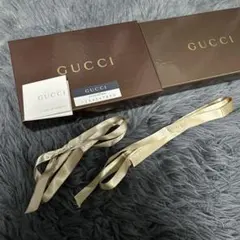 グッチGUCCI 空箱2個・リボン2本・