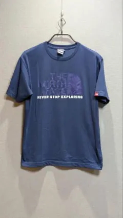 THE NORTH FACE ブルー Tシャツ 青ロゴ