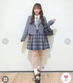 F i.n.t チェックプリーツ ミニスカート コスプレ 制服 フィント