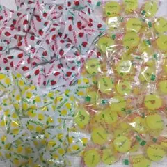 アミューズメントお菓子　100個　いちごみるく　れもんこりっと　パインアメのサムネイル