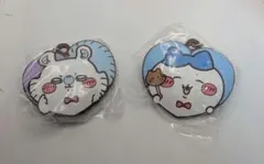 ちいかわ ハートのラバーマスコット ２種セット ハチワレ モモンガ