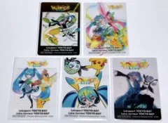 ポケミク ららぽーと クリアカードコンプリートセット ポケモン 初音ミク