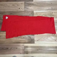 男女兼用　LACOSTE ラコステ　大きなLロゴ入り　ウール混　マフラー