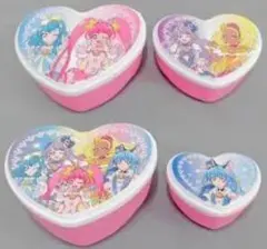 プリキュア ハート型ボックスセット 4個