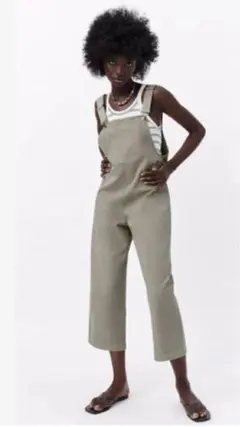 ZARA デニムオーバーオール M