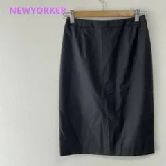 NEWYORKER 【61-89】黒 タイトスカートブラック　オフィスカジュアル