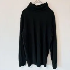 UNIQLO 【Ｍ】 ユニクロ　タートルネック　ブラック　黒　ヒートテック　長袖