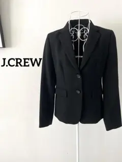 【J.CREW】日本製ウール100% テーラードジャケット 2B ブラックのサムネイル