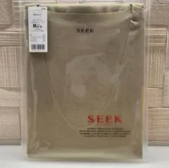 【SEEK シーク】UネックTシャツ（深めのUネック）M 吸汗速乾　ベージュのサムネイル