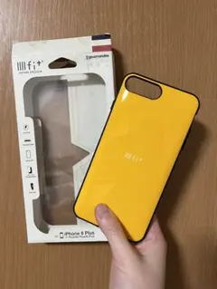 fit+ iPhone 8 Plus用イエローケース