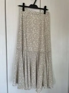 花柄フレアスカート　マーメイドスカート