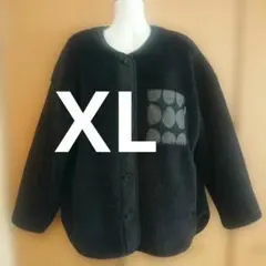 ユニクロマリメッコフリースボアジャケットアウターXLカーディガン