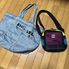 【安値 SALE】DIESEL トートバッグ & ショルダーバッグ セット