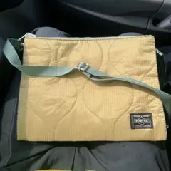 【美品】GOOD OL'×PORTER 別注キルティング リバーシブルサコッシュ