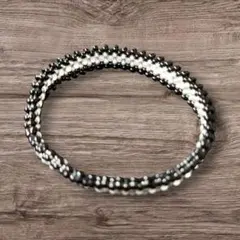 ビーズ編みブレスレット【ハンドメイド】