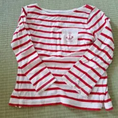 プチバトー　ストライプ 長袖Tシャツ 95cm以下