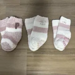 ジェラートピケ　もこもこ靴下　３セット
