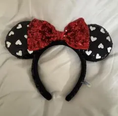 ミニーマウス スパンコールカチューシャ