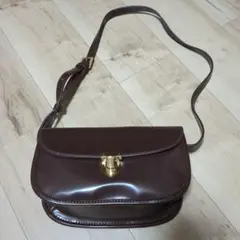 合皮ブラウンバッグ