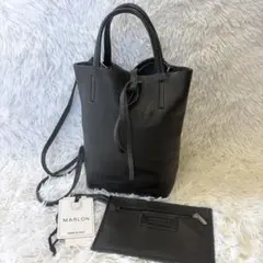 MARLON FIRENZE レザー ショルダーバッグ ポーチ付き