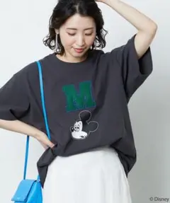 フリークスストア　ミッキーマウス Tシャツ ダークグレー