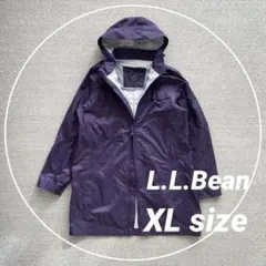 《L.L.Bean》LLビーン　ロングコート　ナイロンコート　ダブルジップ　XL