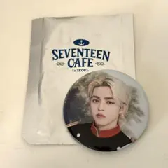 SEVENTEEN エスクプス 缶バッジ Cafe カフェ 韓国