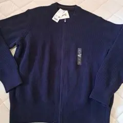 新品UNIQLO クルーネックフル ジップアップ カーディガン
