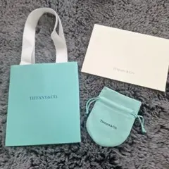 美品　ティファニー　TIFFANY　 ショッパー　ラッピング　巾着　封筒セット