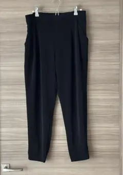 ユニクロ ドレープジョガーパンツ ブラック L