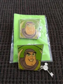 東京ディズニー　25周年記念　ピンバッチ　バズ